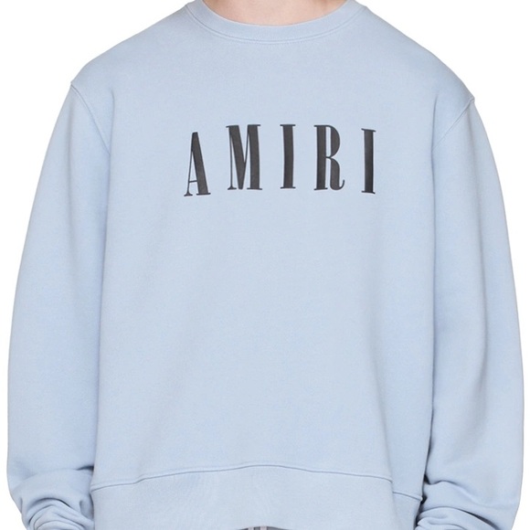 AMIRI Blue Core Sweatshirt - Picture 1 of 4